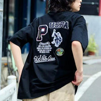 日本直送U.S. POLO ASSN x PUBLUX Patch Logo Embroidery Tee HLY & CHOCCICO