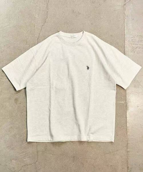 日本直送U.S. POLO ASSN x PUBLUX Patch Logo Embroidery Tee HLY & CHOCCICO