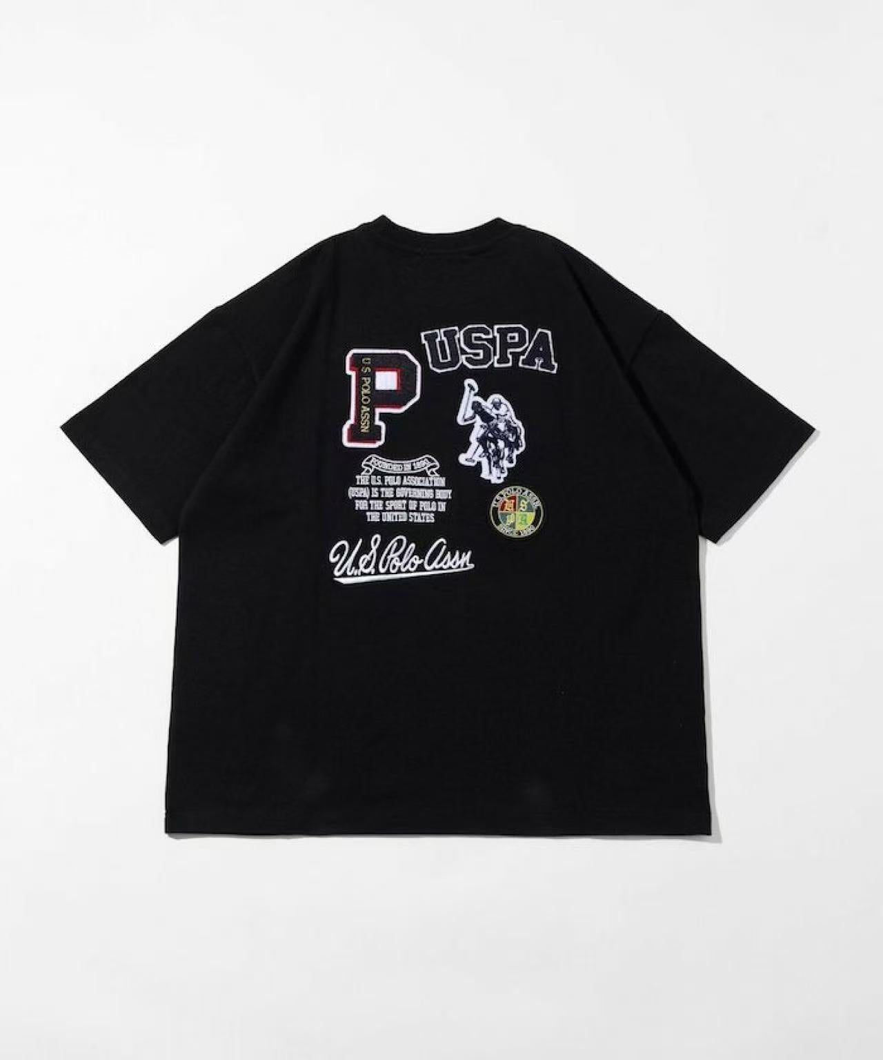 日本直送U.S. POLO ASSN x PUBLUX Patch Logo Embroidery Tee HLY & CHOCCICO
