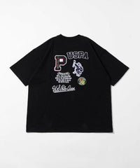 日本直送U.S. POLO ASSN x PUBLUX Patch Logo Embroidery Tee HLY & CHOCCICO