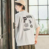 日本直送U.S. POLO ASSN x PUBLUX Patch Logo Embroidery Tee HLY & CHOCCICO