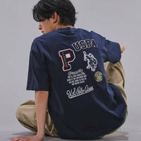 日本直送U.S. POLO ASSN x PUBLUX Patch Logo Embroidery Tee HLY & CHOCCICO