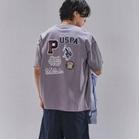 日本直送U.S. POLO ASSN x PUBLUX Patch Logo Embroidery Tee HLY & CHOCCICO