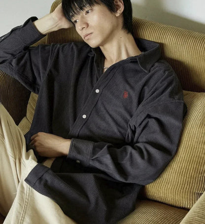 日本直送U.S. POLO ASSN.Embroidered Corduroy Shirt 限量版 - HLY &amp; CHOCCICO