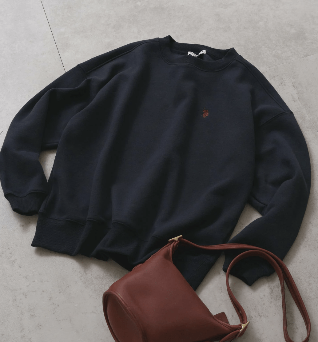 日本直送 U.S. POLO ASSN./(W) Brushed Back Crew Sweatshirt - HLY & CHOCCICO