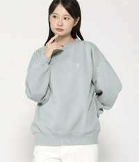 日本直送 U.S. POLO ASSN./(W) Brushed Back Crew Sweatshirt - HLY & CHOCCICO