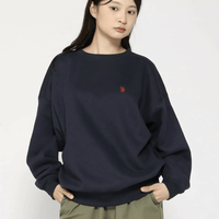 日本直送 U.S. POLO ASSN./(W) Brushed Back Crew Sweatshirt - HLY & CHOCCICO