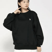 日本直送 U.S. POLO ASSN./(W) Brushed Back Crew Sweatshirt - HLY & CHOCCICO