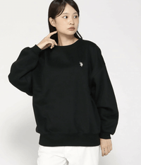 日本直送 U.S. POLO ASSN./(W) Brushed Back Crew Sweatshirt - HLY & CHOCCICO