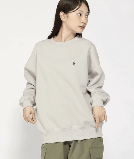 日本直送 U.S. POLO ASSN./(W) Brushed Back Crew Sweatshirt - HLY & CHOCCICO