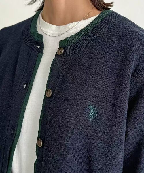 日本直送US Polo Faux Layered Sweat - Like Cardigan - HLY &amp; CHOCCICO