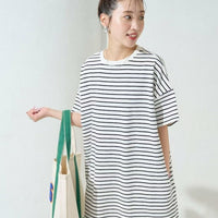 日本直送USA Cotton Big Silhouette T-shirt Dress HLY & CHOCCICO
