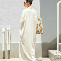 日本直送USA Cotton Big Silhouette T-shirt Dress HLY & CHOCCICO