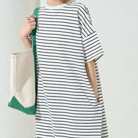 日本直送USA Cotton Big Silhouette T-shirt Dress HLY & CHOCCICO