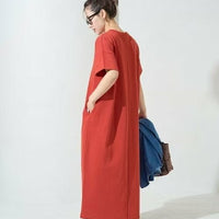 日本直送USA Cotton Big Silhouette T-shirt Dress HLY & CHOCCICO