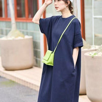 日本直送USA Cotton Big Silhouette T-shirt Dress HLY & CHOCCICO