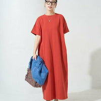日本直送USA Cotton Big Silhouette T-shirt Dress HLY & CHOCCICO