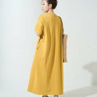 日本直送USA Cotton Big Silhouette T-shirt Dress HLY & CHOCCICO