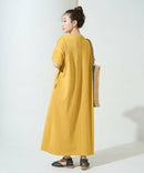 日本直送USA Cotton Big Silhouette T-shirt Dress HLY & CHOCCICO
