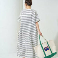 日本直送USA Cotton Big Silhouette T-shirt Dress HLY & CHOCCICO