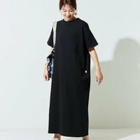 日本直送USA Cotton Big Silhouette T-shirt Dress HLY & CHOCCICO