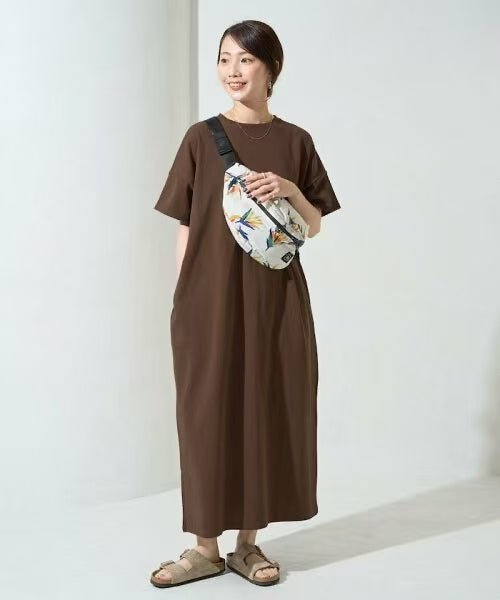 日本直送USA Cotton Big Silhouette T-shirt Dress HLY & CHOCCICO