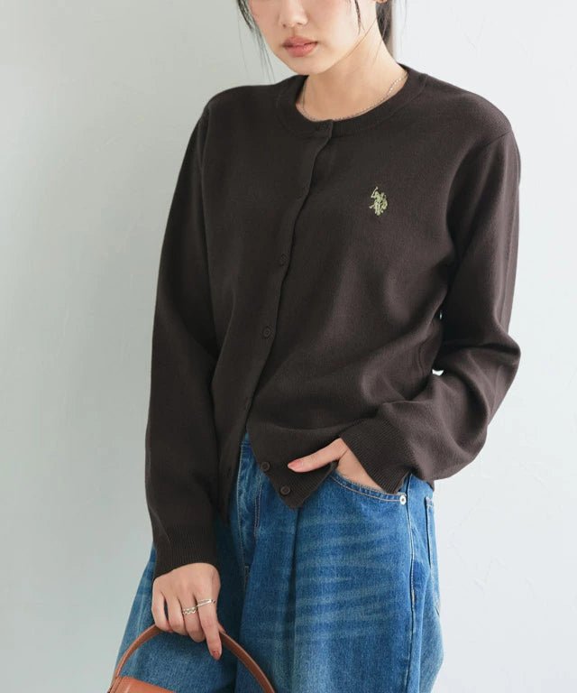 🌟數量有限 售完即止🌟 日本直送U.S.POLO ASSN. Knit Cardigan - HLY &amp; CHOCCICO