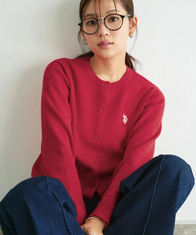 🌟數量有限 售完即止🌟 日本直送U.S.POLO ASSN. Knit Cardigan - HLY &amp; CHOCCICO