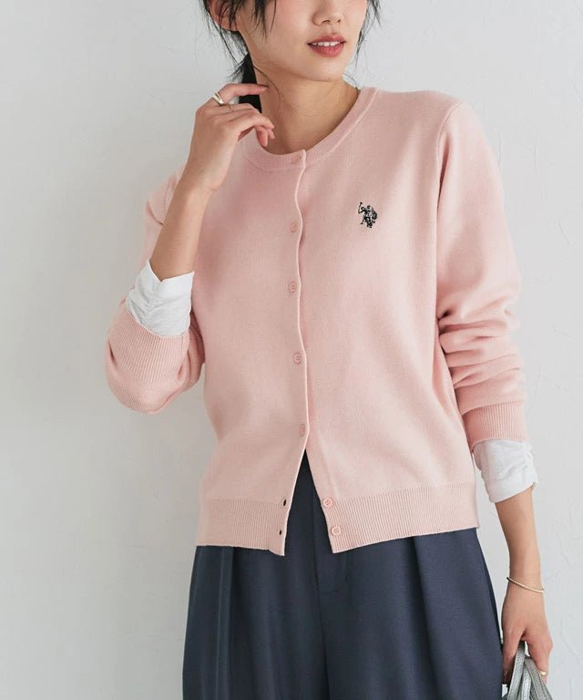 🌟數量有限 售完即止🌟 日本直送U.S.POLO ASSN. Knit Cardigan - HLY &amp; CHOCCICO