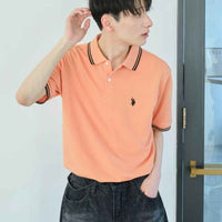 日本直送USPOLO Line Polo Shirt