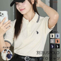 日本直送USPOLO Line Polo Shirt