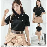 日本直送USPOLO Line Polo Shirt - HLY & CHOCCICO