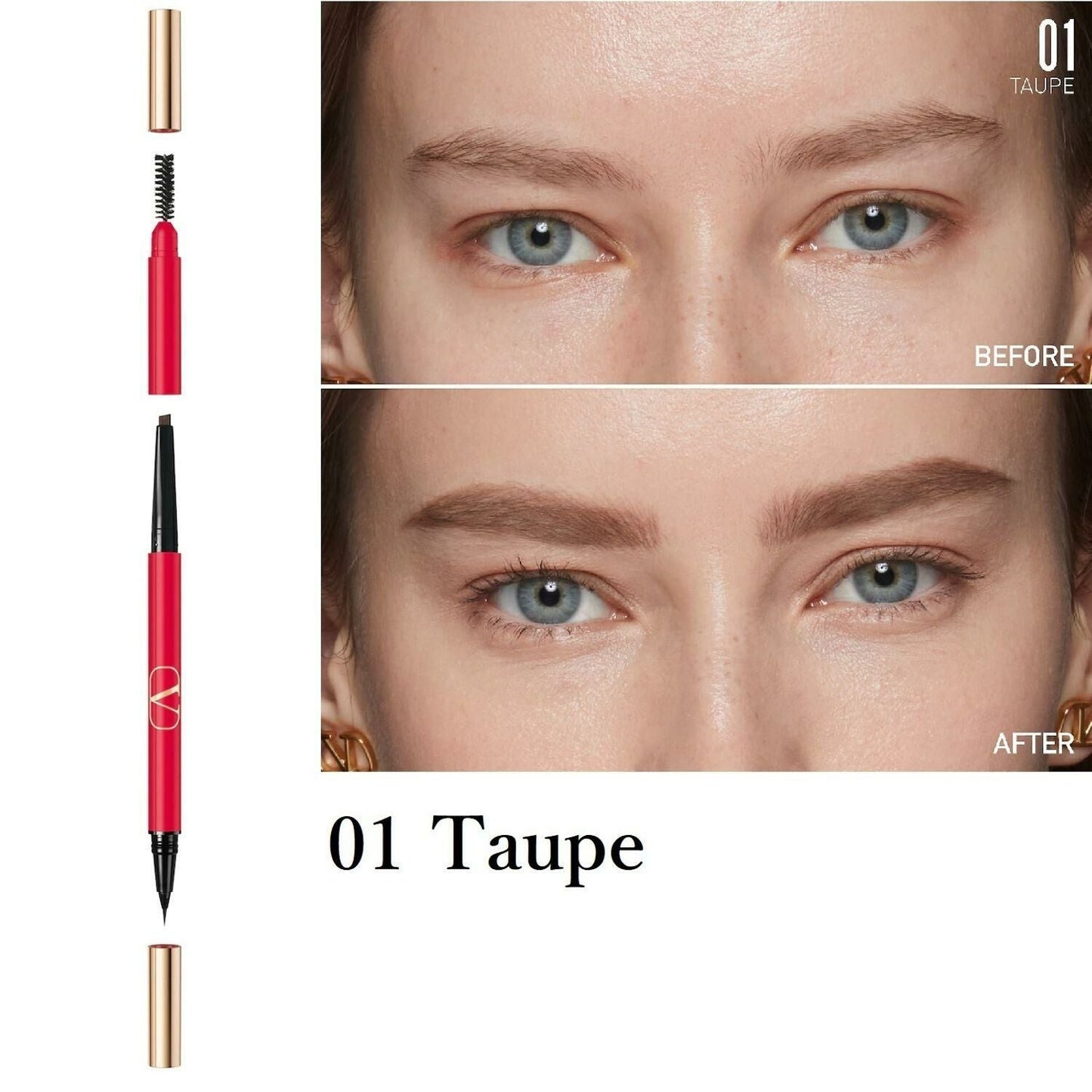 Valentino BROW TRIO 高訂三合一塑型眉筆 HLY & CHOCCICO