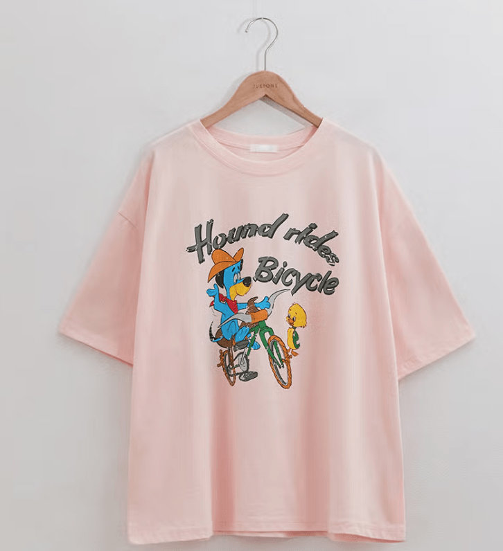 韓國直送Vintage Character Tee - HLY &amp; CHOCCICO