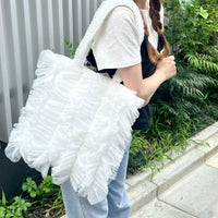 日本直送Volume tulle tote bag - HLY & CHOCCICO