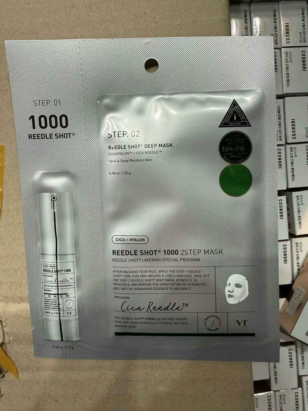 韓國 VT積雪草微針精華面膜兩部曲🤍| VT Reedle Shot 2 STEP Mask💉  ❤4款微針選擇 (1套4片) - HLY & CHOCCICO