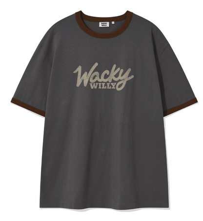 韓國直送Wacky WillyTypo Ringer Short Sleeve Tee - HLY &amp; CHOCCICO