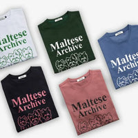 韓國直送Waikei Maltese Archive Line Graphic Half Tee  - 5 Color - HLY & CHOCCICO