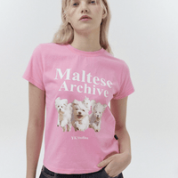 韓國直送Waikei Maltese Maltese Archive Short Sleeve T-shirt - HLY & CHOCCICO