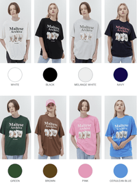 韓國直送Waikei Maltese Maltese Archive Short Sleeve T-shirt - HLY & CHOCCICO