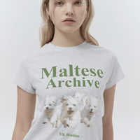 韓國直送Waikei Maltese Maltese Archive Short Sleeve T-shirt - HLY & CHOCCICO