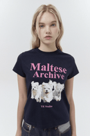 韓國直送Waikei Maltese Maltese Archive Short Sleeve T-shirt - HLY & CHOCCICO