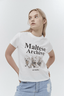 韓國直送Waikei Maltese Maltese Archive Short Sleeve T-shirt - HLY & CHOCCICO