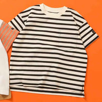 日本直送WEB Exclusive Plain Border Kids T-Shirt