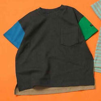 日本直送WEB Exclusive Plain Border Kids T-Shirt