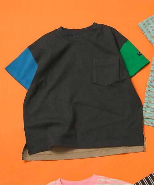 日本直送WEB Exclusive Plain Border Kids T-Shirt - HLY & CHOCCICO