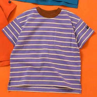 日本直送WEB Exclusive Plain Border Kids T-Shirt