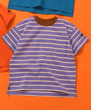 日本直送WEB Exclusive Plain Border Kids T-Shirt - HLY & CHOCCICO
