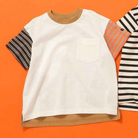 日本直送WEB Exclusive Plain Border Kids T-Shirt