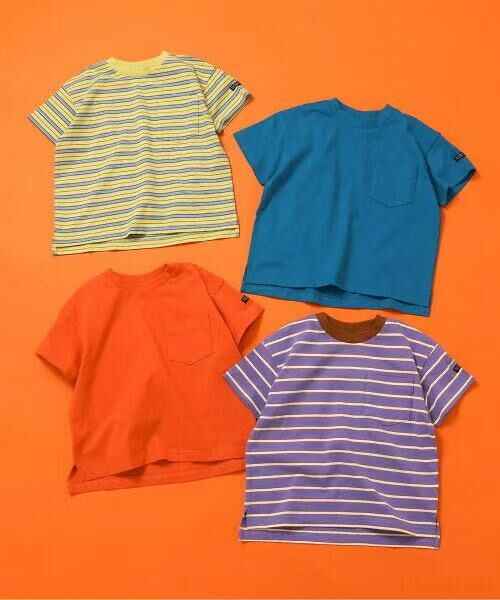日本直送WEB Exclusive Plain Border Kids T-Shirt